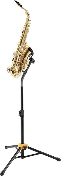 Hercules DS730B Auto Grip Extended Height Alto/Tenor Sax Stand, New, Action Position Back