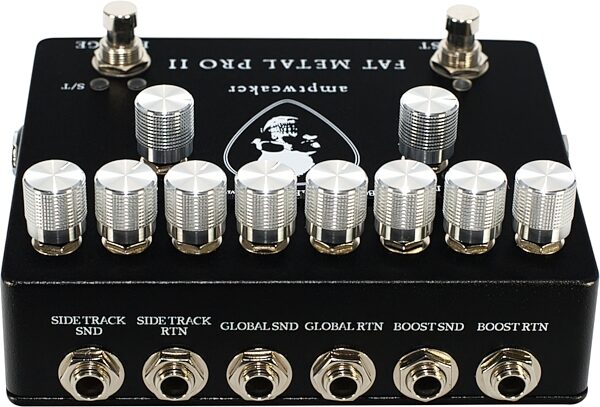 Amptweaker Fat Metal Pro II High Gain Distortion Pedal, Action Position Back