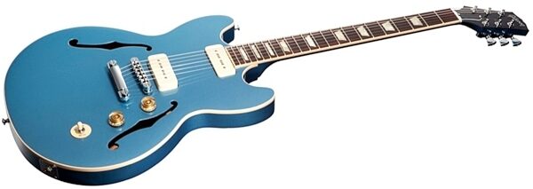 Gibson Midtown Standard P90 Electric Guitar (with Case), Pelham Blue Closeup