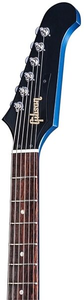 Gibson 2017 Firebird Studio T Electric Guitar (with Gig Bag), Pelham Blue Headstock