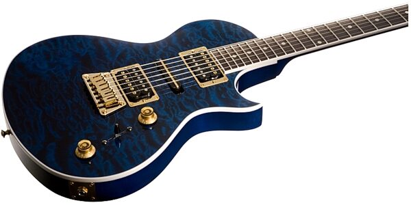 Gibson Nighthawk Standard 2010 Electric Guitar (with Case), Chicago Blue - Closeup