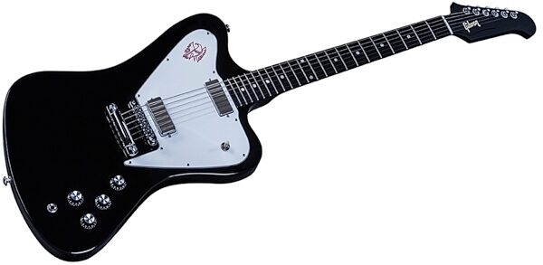 Gibson Limited Edition Firebird Non-Reverse Electric Guitar (with Case), Ebony Closeup