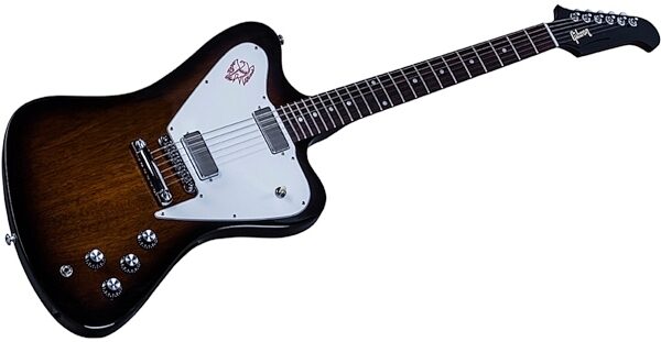 Gibson Limited Edition Firebird Non-Reverse Electric Guitar (with Case), Vintage Sunburst Closeup