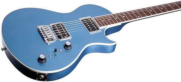 Gibson Nighthawk Studio Electric Guitar with Gig Bag, Pelham Blue Closeup