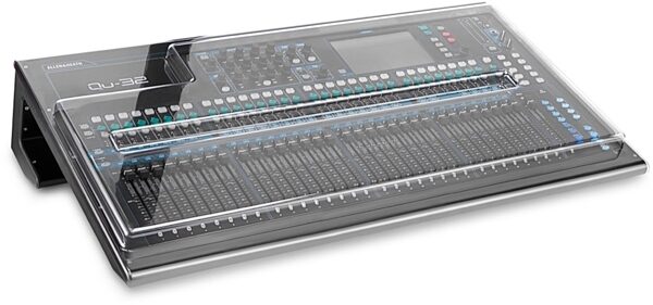 Decksaver Pro Cover for Allen and Heath QU32, Angle
