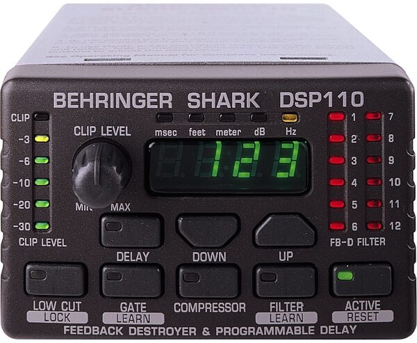 Behringer Shark DSP110 Feedback Filter And Preamplifier, Main