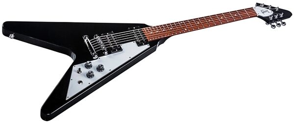 Gibson 2017 Flying V T Electric Guitar (with Case), Ebony Closeup