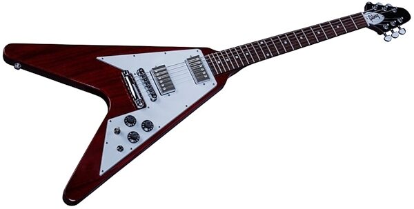 Gibson Limited Edition Flying V Electric Guitar (with Case), Heritage Cherry Closeup