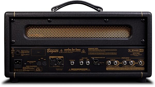 Line 6 DT25 Guitar Amplifier Head, 25 Watts, Back