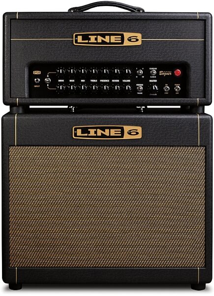 Line 6 DT25 Guitar Amplifier Half Stack with DT25 Head and Cabinet, Main