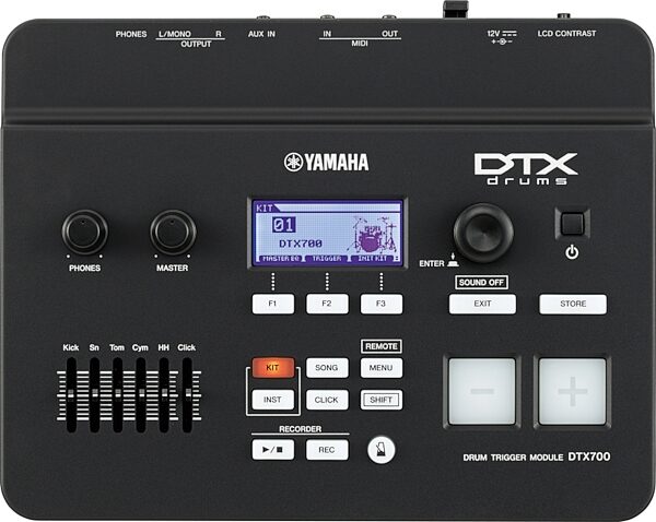 Yamaha DTX750K Electronic Drum Kit, Front