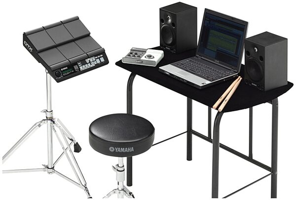 Yamaha DTX-Multi 12-Trigger Multi-Percussion Electronic Drum Pad, With Mount and Stand, with Workstation (NOT Included)