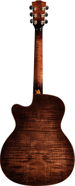 Merida Duke Grand Auditorium Acoustic-Electric Guitar (with Gig Bag), New, Action Position Back