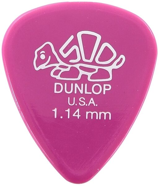 Dunlop Delrin 500 Standard Guitar Picks, 1.14 millimeter, 41P1.14, 12-Pack, 114mm