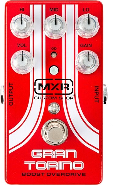 MXR Gran Torino Boost Overdrive Pedal, New, Action Position Back