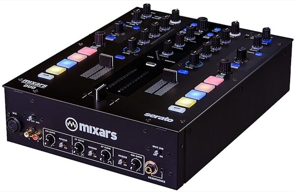 Mixars DUO MKII Professional DJ Mixer for Serato, Side