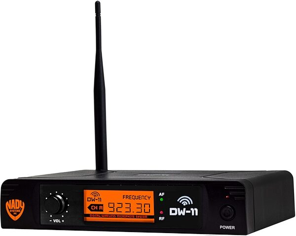 Nady DW-11 Single Transmitter Digital Wireless Lavalier System, Action Position Back