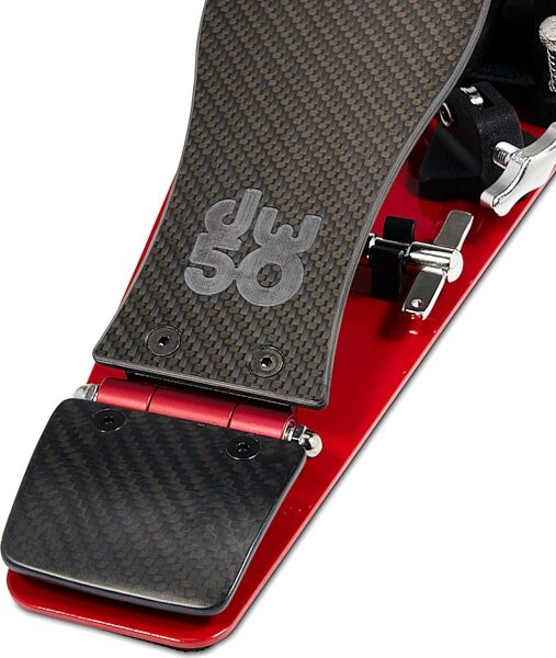 Drum Workshop 50th Anniversary Limited Edition 5000 Series Double Bass Drum Pedal, Scratch and Dent, Action Position Back
