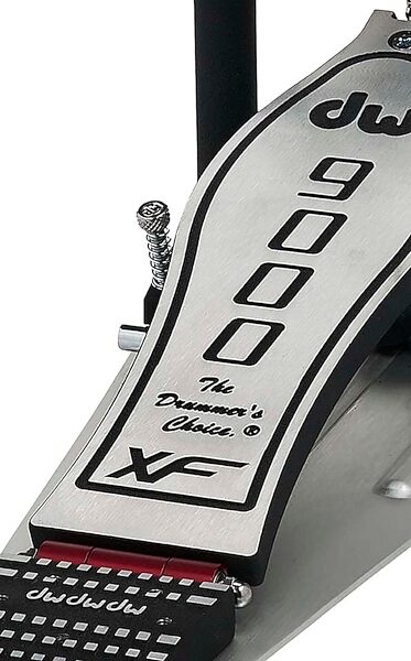 Drum Workshop 9000 Series Double Bass Pedal XF (with Case), New, Action Position Back