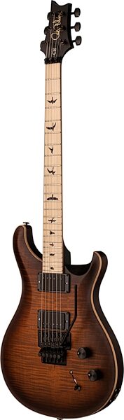 PRS Paul Reed Smith Dustie Waring CE24 Electric Guitar, with Floyd Rose (with Gig Bag), Burnt Amber Smokeburst, Open Box (Very Good), Action Position Back