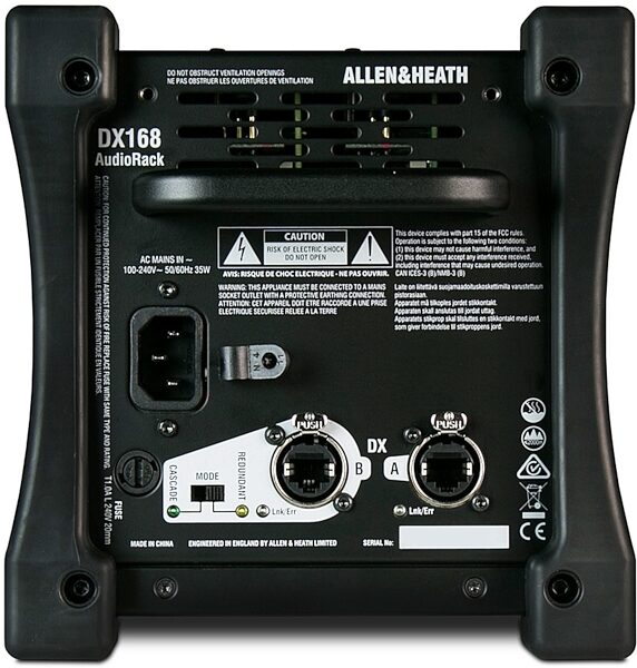 Allen and Heath DX168 16-in/8-out Stagebox, Detail Side