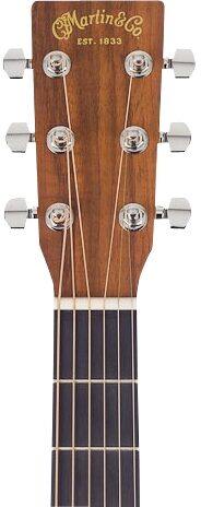 Martin DX1KAE X Series Dreadnought Acoustic-Electric Guitar, Headstock