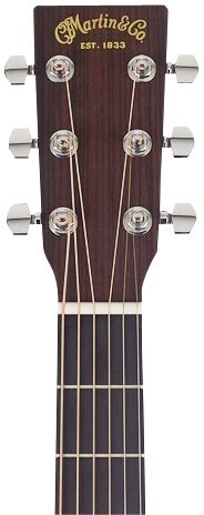 Martin DX1RAE X Series Dreadnought Acoustic-Electric Guitar, Headstock