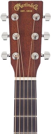 Martin DXMAE X Series Dreadnought Acoustic-Electric Guitar, Headstock