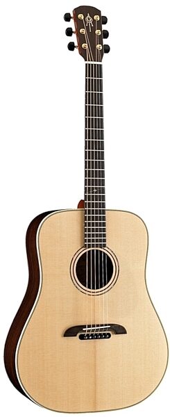 Alvarez Yairi DYM70 Masterworks Dreadnought Acoustic Guitar (with Case), Natural Angle