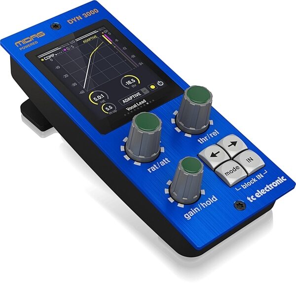 TC Electronic DYN 3000-DT Dynamics Channel Desktop Controller and Plug-in Software, Angle