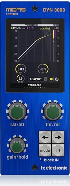 TC Electronic DYN 3000-DT Dynamics Channel Desktop Controller and Plug-in Software, Main