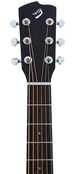 Breedlove Passport D/MME Acoustic-Electric Guitar with Gig Bag, Headstock
