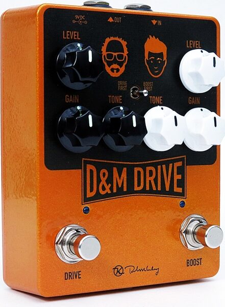 Keeley D and M Drive Overdrive and Boost Pedal, New, Action Position Back