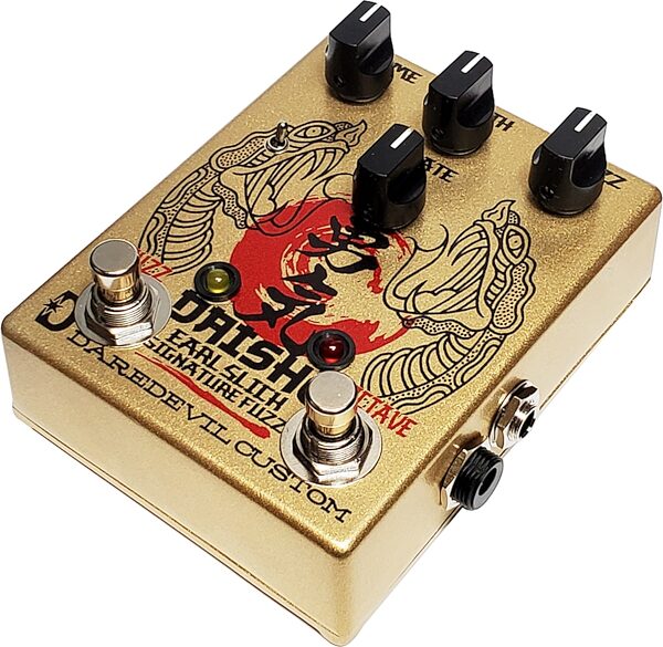 Daredevil Earl Slick Signature Daisho Octave Fuzz Pedal, Overstock Sale, Action Position Back