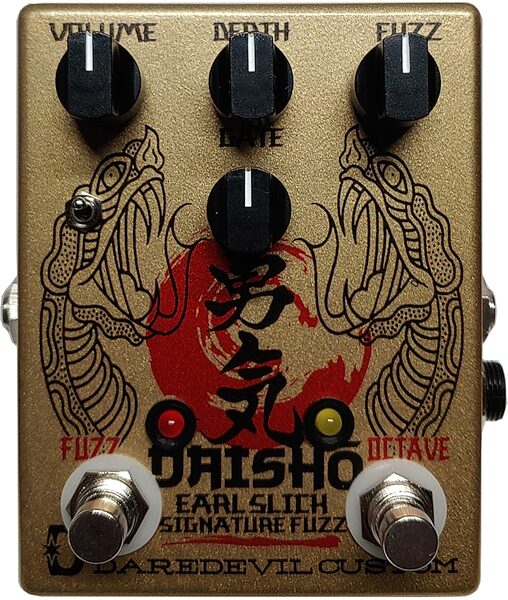 Daredevil Earl Slick Signature Daisho Octave Fuzz Pedal, Action Position Back