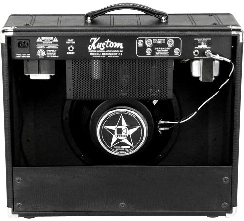 Kustom Defender 112 Guitar Combo Amplifier (50 Watts, 1x12"), Back