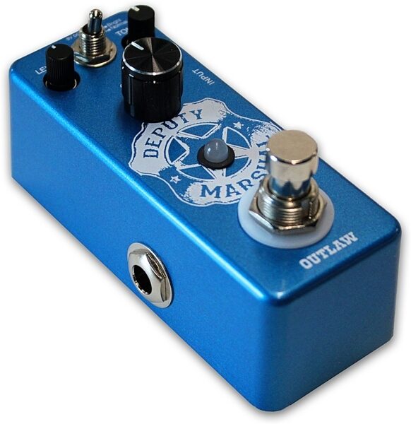 Outlaw Effects Deputy Marshal Distortion Pedal, Action Position Front
