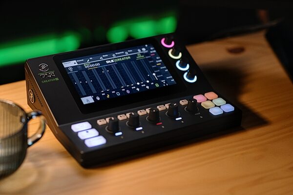 Mackie DLZ Creator XS Compact Adaptive Digital Mixer for Podcasting and Streaming, New, Action Position Back
