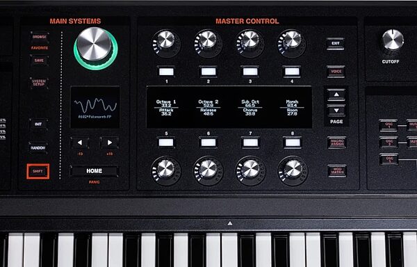 ASM Ashun Sound Machines Hydrasynth Keyboard Synthesizer, 49-Key, New, Detail Center