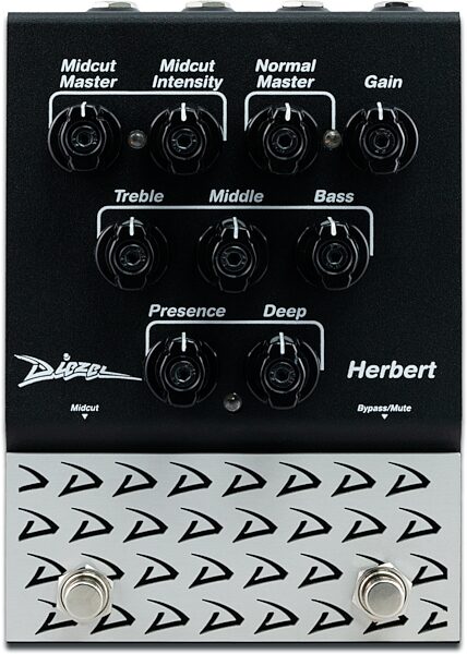 Diezel Herbert Overdrive and Preamp Pedal, New, Action Position Back