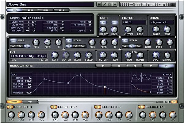 Cakewalk Software Project5 Soft Synth Workstation (Windows), Dimension