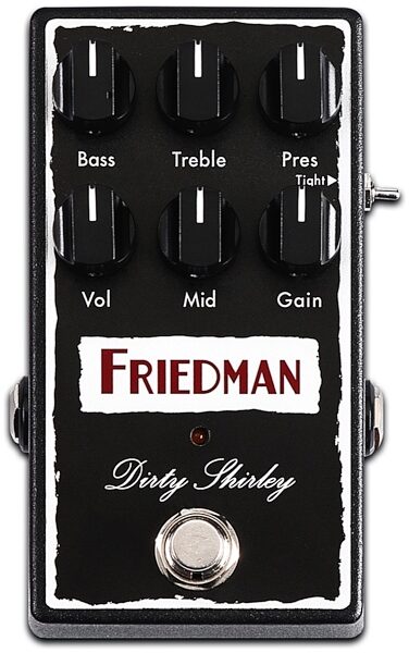 Friedman Dirty Shirley Overdrive Pedal, New, Main