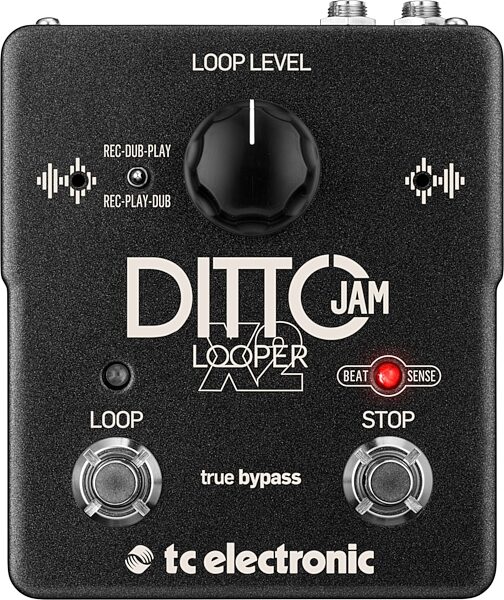 TC Electronic Ditto Jam X2 Looper Pedal, Action Position Back