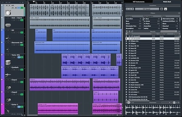 Steinberg Cubase Pro 8 Music Production Software, Screenshot