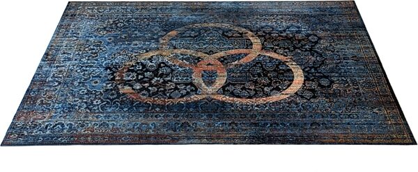 DRUMnBASE Persian Stage Rug, Bonzo, Action Position Back