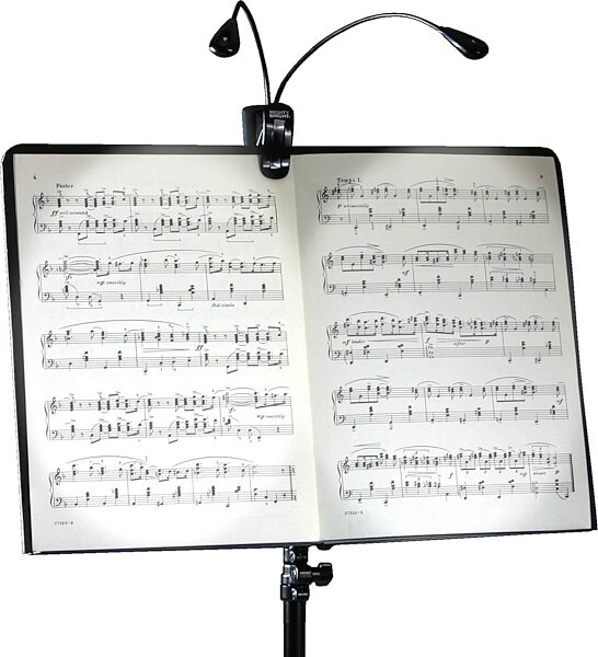 Mighty Bright Xtraflex Duet LED Music Stand Light, On Stand