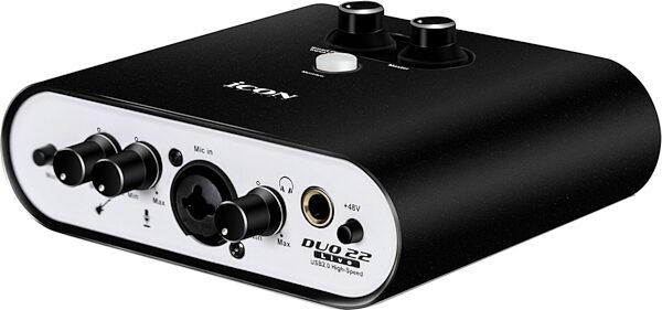 Icon Duo22 Live USB Audio Interface, Action Position Back