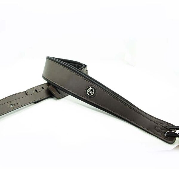 Vorson Standard Leather Guitar Strap, Gray