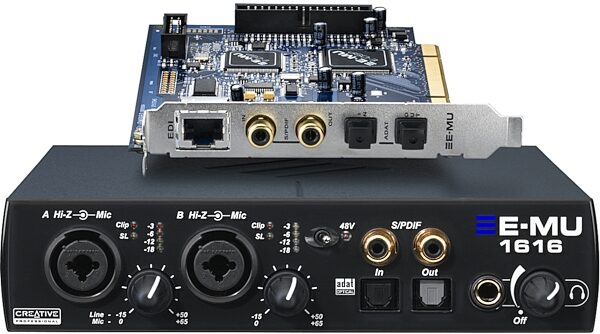 Emu 1616 PCI Digital Audio System, Main