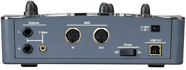E-MU 0404 USB 2.0 Audio/MIDI Interface, Rear